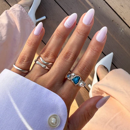 Labradorite Pearl Ring - Heirloom